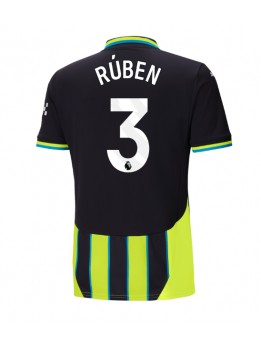 Manchester City Ruben Dias #3 Gostujuci Dres 2024-25 Kratak Rukavima